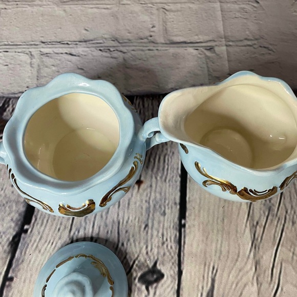 Vintage Mountainside bone China sugar bowl and creamer set - Picture 3 of 4